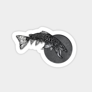 Hunting Trout Sticker